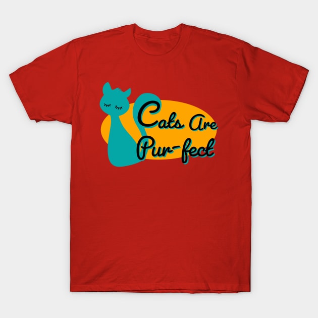 Cats are purr-fect T-Shirt by Gamoreza Dreams